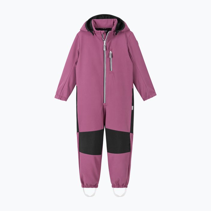 Reima Nurmes red violet children's softshell jumpsuit 2