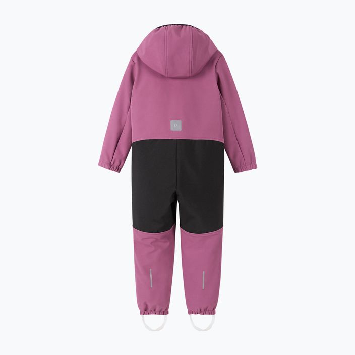 Reima Nurmes red violet children's softshell jumpsuit 3