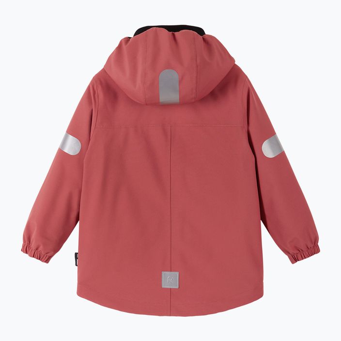 Reima children's rain jacket Symppis red clay 2