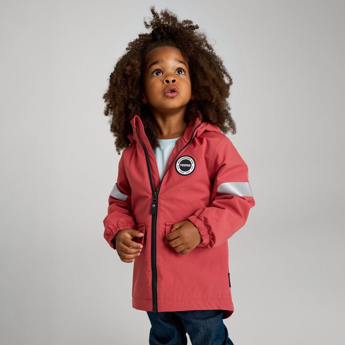 Reima children's rain jacket Symppis red clay 9