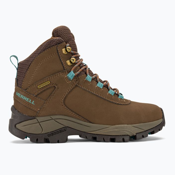 Women's hiking boots Merrell Vego Mid LTR WP dark earth/british blue 2