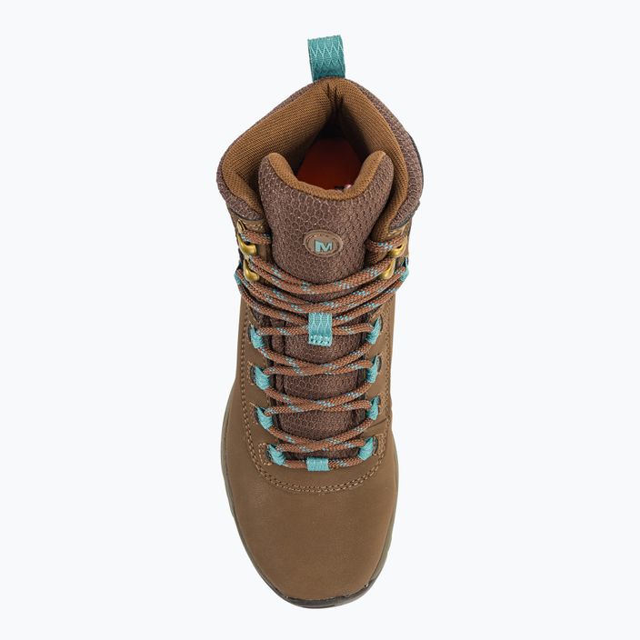 Women's hiking boots Merrell Vego Mid LTR WP dark earth/british blue 6