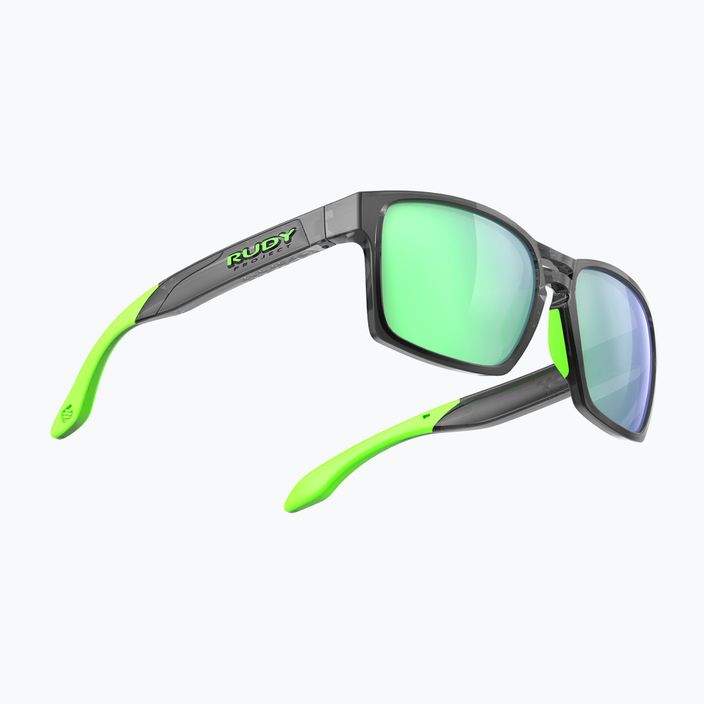 Rudy Project Spinair 57 crystal graphite/polar 3fx hdr multilaser green sunglasses SP5761950000 6