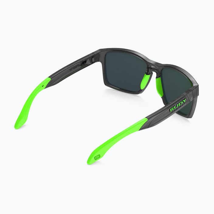 Rudy Project Spinair 57 crystal graphite/polar 3fx hdr multilaser green sunglasses SP5761950000 10