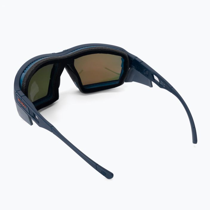 Rudy Project Agent Q blue navy matte/multilaser orange cycling glasses SP7040470000 2