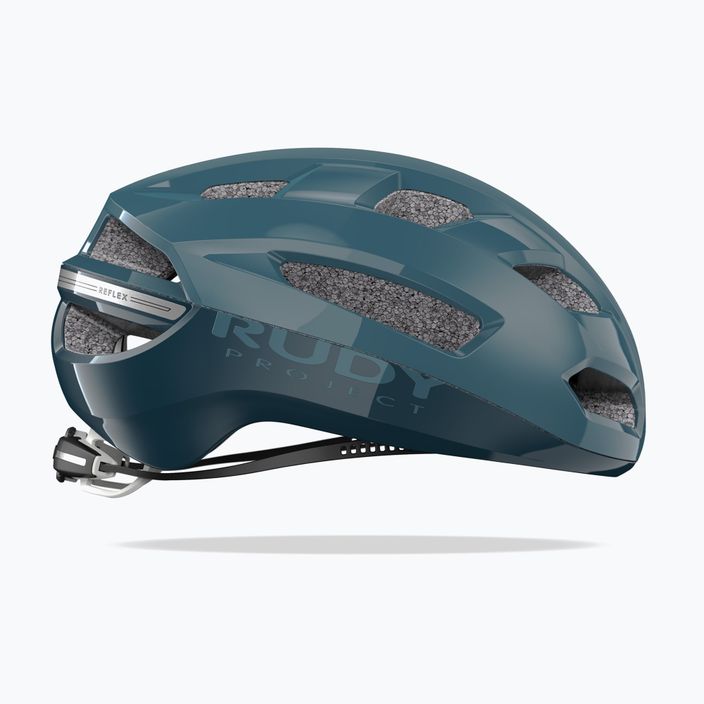 Rudy Project Skudo teal shiny bike helmet 4