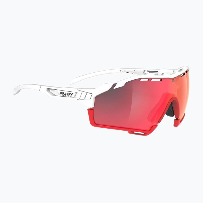 Rudy Project Cutline white matte/multilaser red cycling glasses SP6338780001