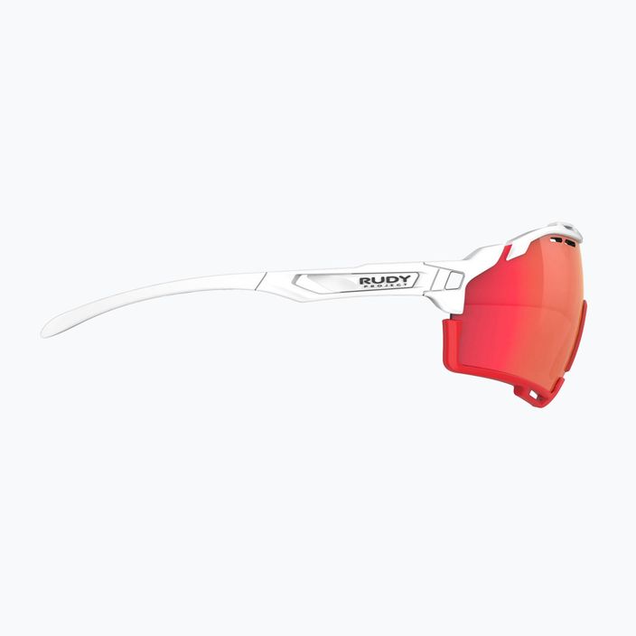 Rudy Project Cutline white matte/multilaser red cycling glasses SP6338780001 4