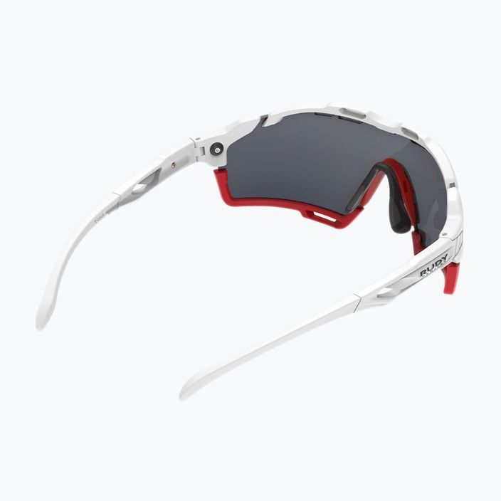 Rudy Project Cutline white matte/multilaser red cycling glasses SP6338780001 5