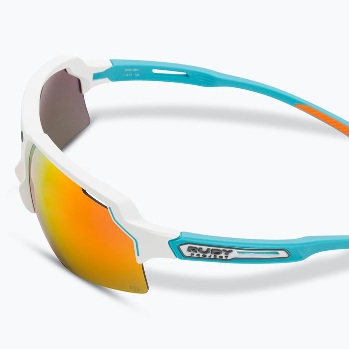 Rudy Project Deltabeat white emerald matte / multilaser orange sunglasses SP7440580000 4