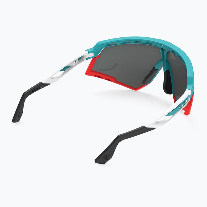 Rudy Project Defender emerald white matte / multilaser red sunglasses SP5238230000 6