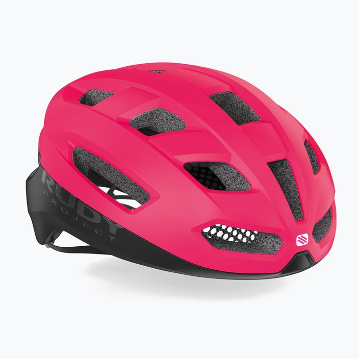 Rudy Project Skudo pink fluo/black matte bike helmet 2