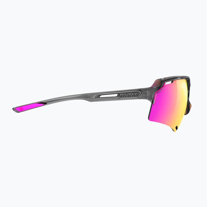 Rudy Project Deltabeat crystal ash/multilaser sunglasses sunset 3