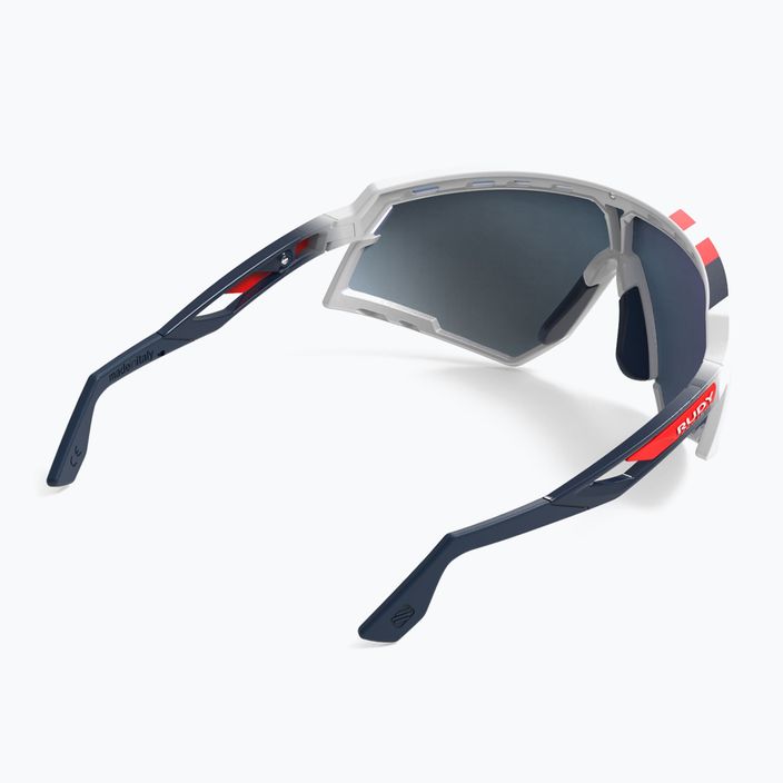 Rudy Project Defender white gloss / fade blue / multilaser ice cycling glasses SP5268690020 6