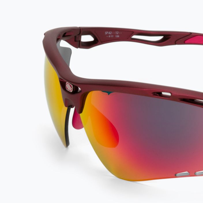 Rudy Project Propulse merlot matte/multilaser red cycling glasses SP6238120000 5