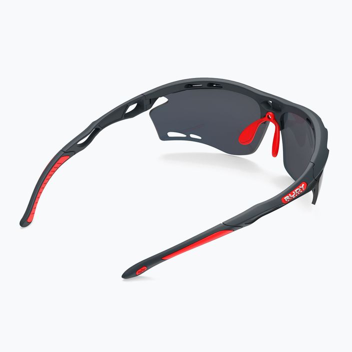 Rudy Project Propulse charcoal matte/multilaser red sunglasses 5
