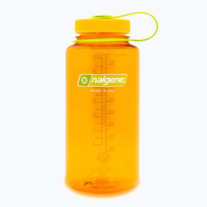 Nalgene Wide Mouth Sustain travel bottle 1000 ml clementine