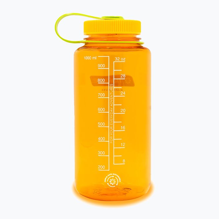 Nalgene Wide Mouth Sustain travel bottle 1000 ml clementine 2