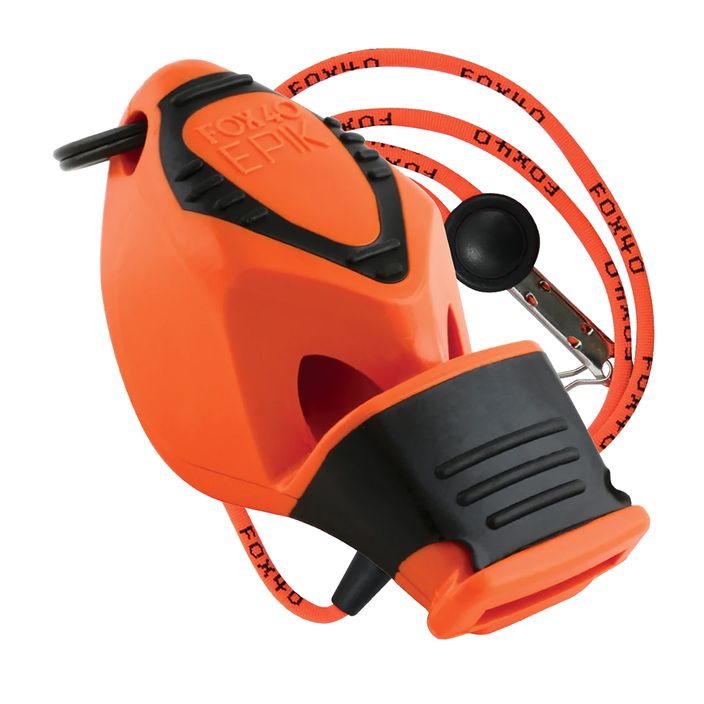 Whistle with string Fox 40 Epik CMG orange 8803 2