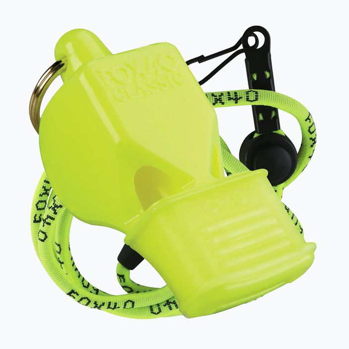 Whistle with cord Fox 40 Classic CMG Safety Neon Yellow 9603