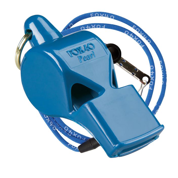 Whistle with cord Fox 40Pearl Safety blue 9703 2