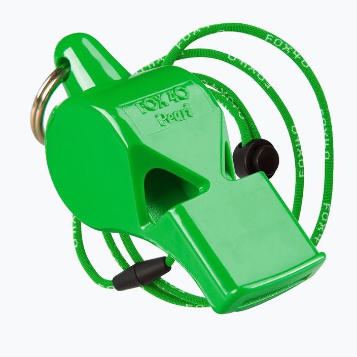 Whistle with cord Fox 40Pearl Safety Neon Green 9703