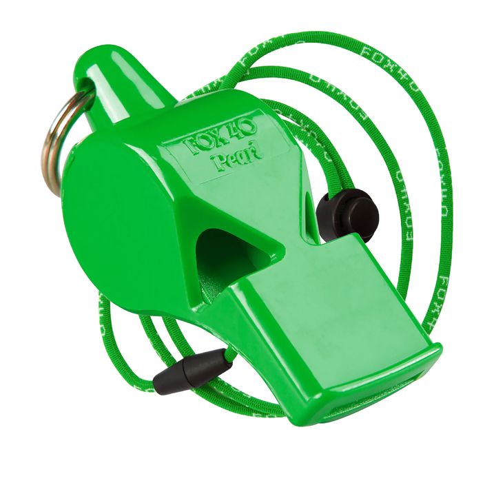 Whistle with cord Fox 40Pearl Safety Neon Green 9703 2