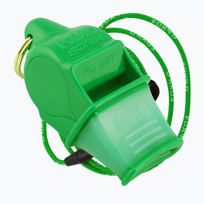 Whistle with string Fox 40 Sonik Blast CMG Neon Green 9203