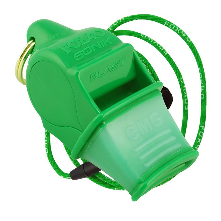 Whistle with string Fox 40 Sonik Blast CMG Neon Green 9203 2