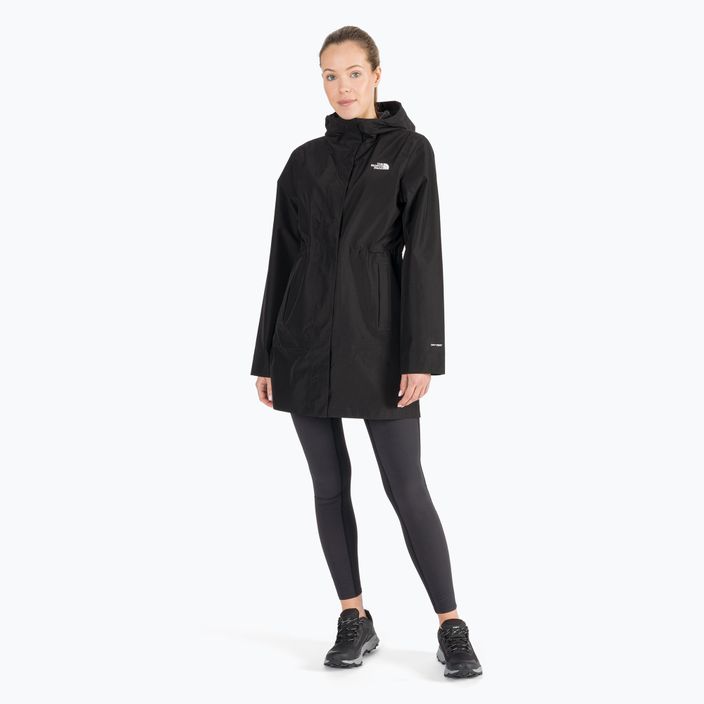 Women's rain jacket The North Face Woodmont Parka black NF0A5JA8JK31 2