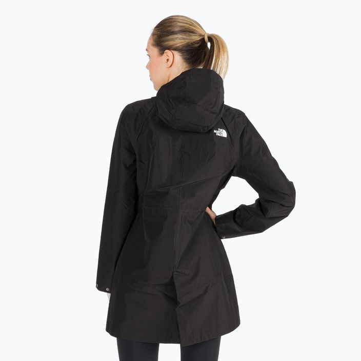Women's rain jacket The North Face Woodmont Parka black NF0A5JA8JK31 4