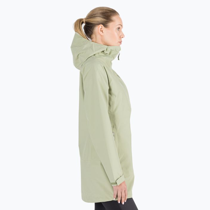 Women's rain jacket The North Face Dryzzle Futurelight Parka green NF0A7QAD3X31 3