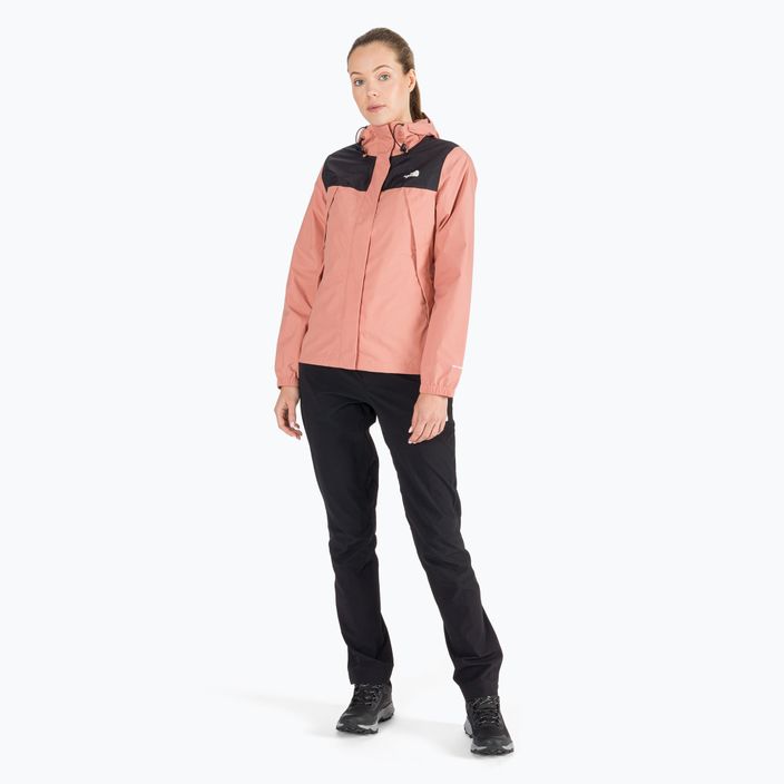 Women's rain jacket The North Face Antora pink NF0A7QEUMPP1 2