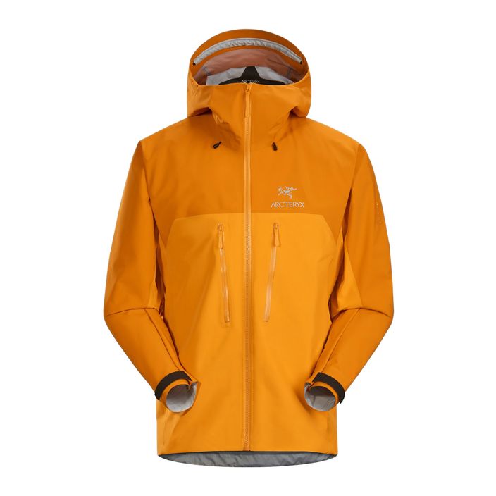 Men's Arc'teryx Alpha AR rain jacket orange 25434 2