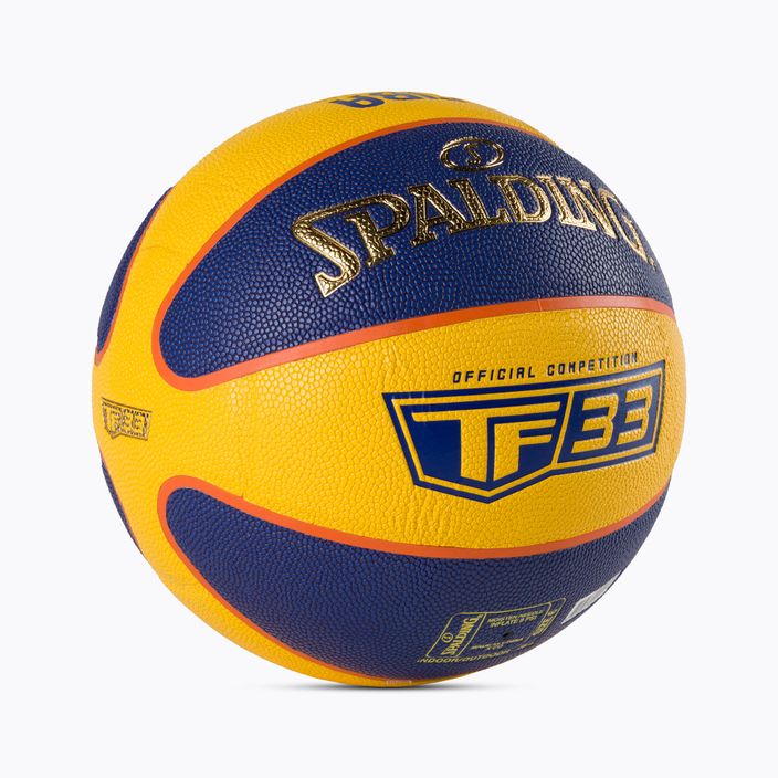 Spalding TF-33 Gold basketball 76862Z size 6 2