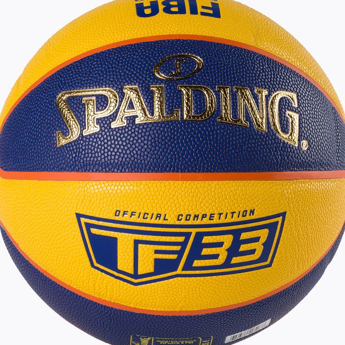 Spalding TF-33 Gold basketball 76862Z size 6 3