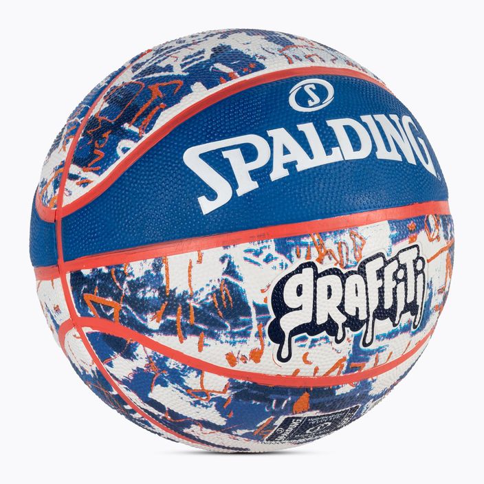 Spalding Graffiti 7 basketball blue and red 84377Z 2