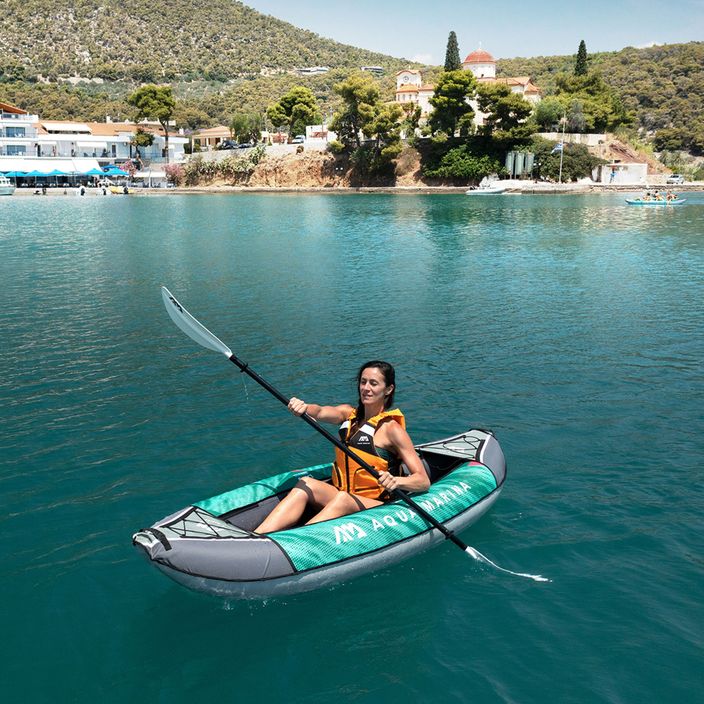 Aqua Marina Recreational Kayak green Laxo-285 1-person 9'4″ inflatable kayak 6
