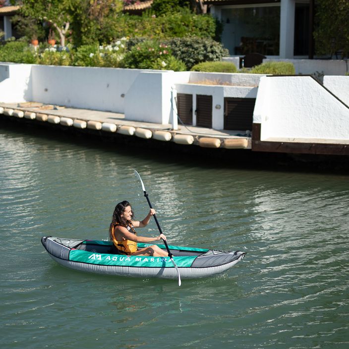 Aqua Marina Recreational Kayak green Laxo-285 1-person 9'4″ inflatable kayak 9