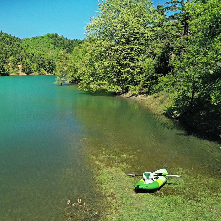 Aqua Marina Recreational Kayak green BE-312 1-person 10'3″ inflatable kayak 14
