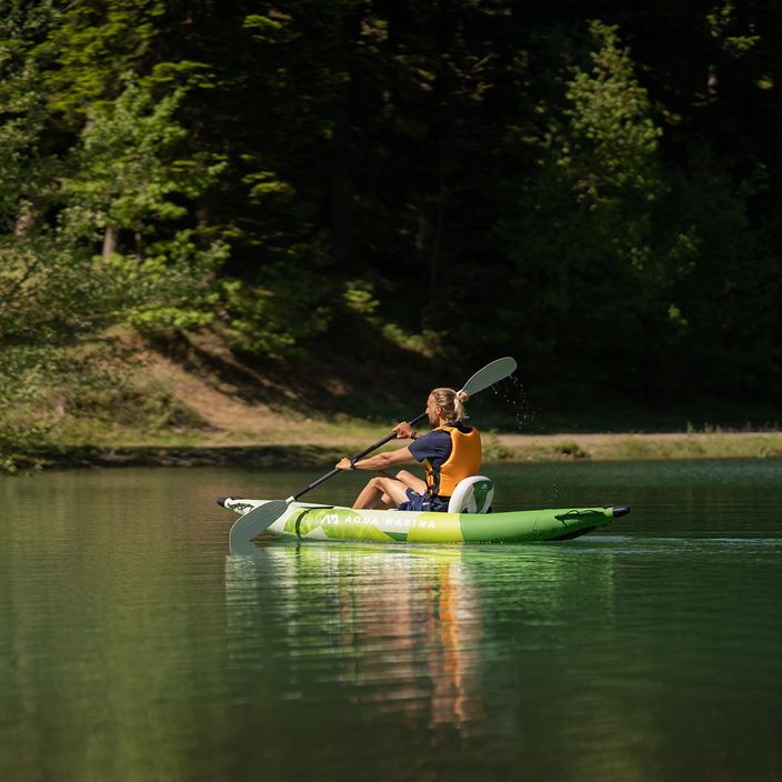 Aqua Marina Recreational Kayak green BE-312 1-person 10'3″ inflatable kayak 15