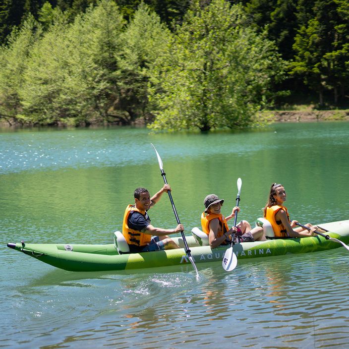 Aqua Marina Recreational Kayak green Betta-475 3-person 15'7″ inflatable kayak 9