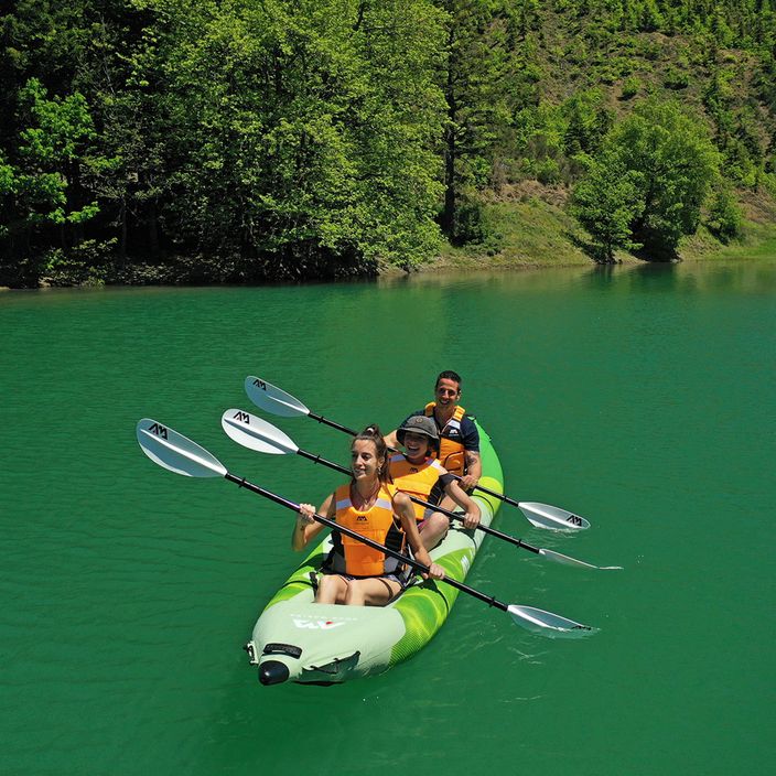 Aqua Marina Recreational Kayak green Betta-475 3-person 15'7″ inflatable kayak 11