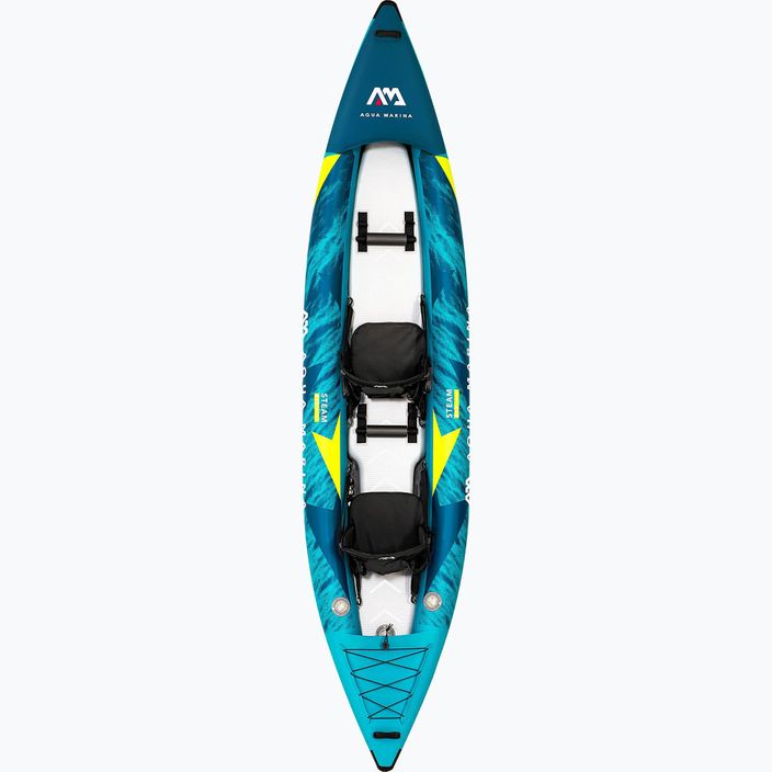 Aqua Marina Versatile/ Whitewater Kayak blue Steam-412 2-person inflatable kayak 13'6″