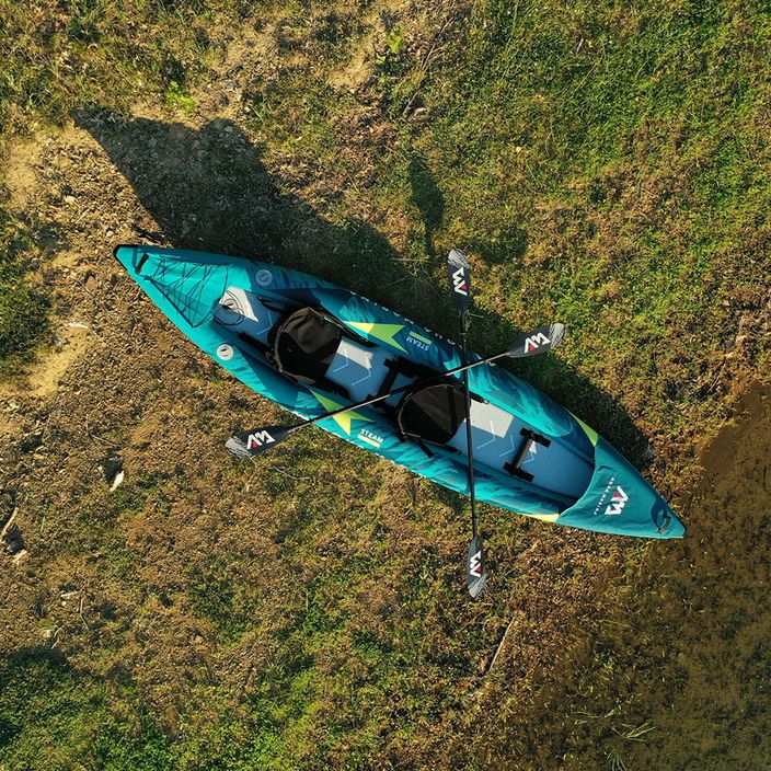 Aqua Marina Versatile/ Whitewater Kayak blue Steam-412 2-person inflatable kayak 13'6″ 5
