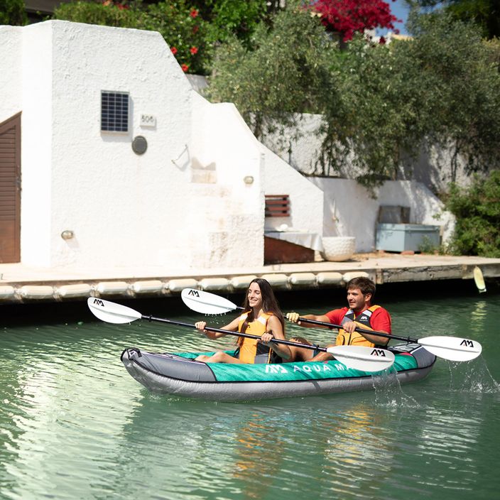 Aqua Marina Recreational Kayak green Laxo-320 2-person inflatable 10'6″ kayak 8