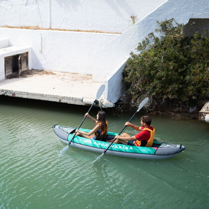 Aqua Marina Recreational Kayak green Laxo-320 2-person inflatable 10'6″ kayak 9
