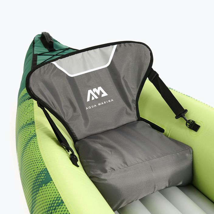 Aqua Marina Recreational Canoe green Ripple-370 3-person inflatable 12'2" kayak 3
