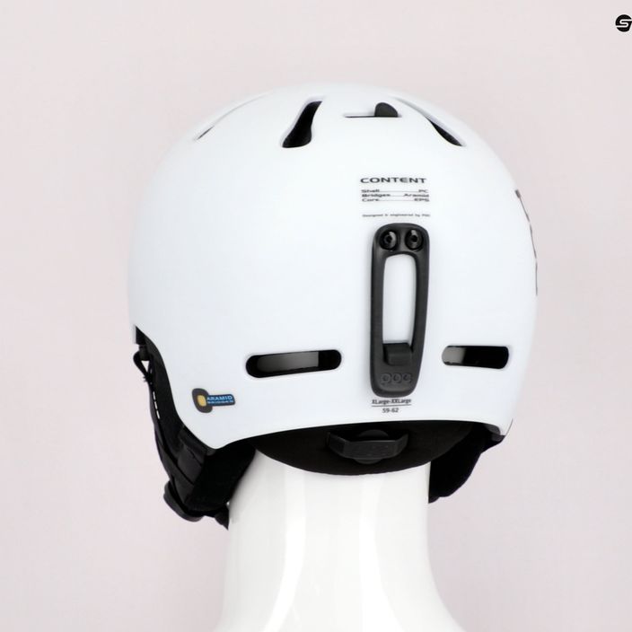 Ski helmet POC Fornix hydrogen white matt 8