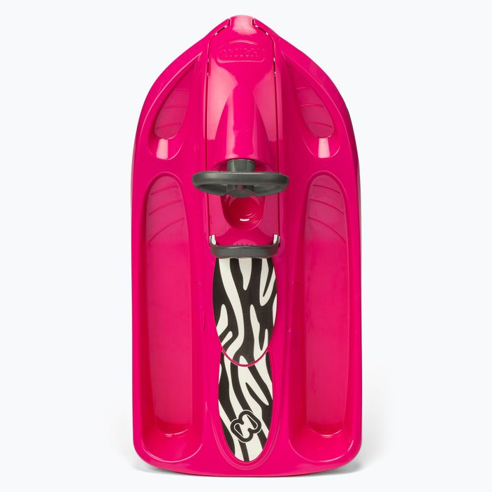 Hamax Sno Zebra pink children's sled with handlebars 503515 3